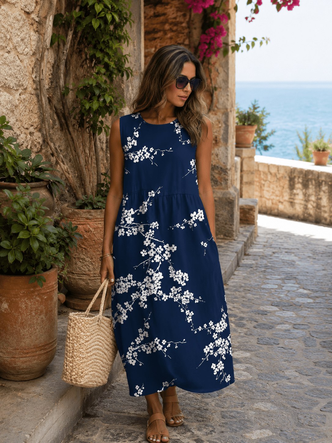 Jardín — Vestido Estampado de Verano | Luna Ferrer - Luna Ferrer Vestidos