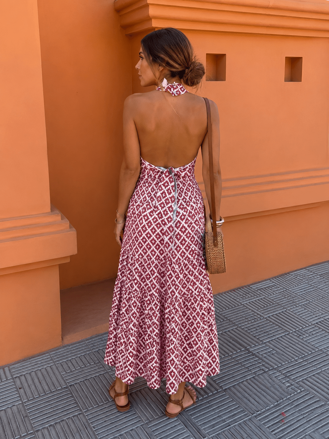 Flamenca — Conjunto Top y Falda Rosa Coral | Luna Ferrer - Luna Ferrer Conjuntos