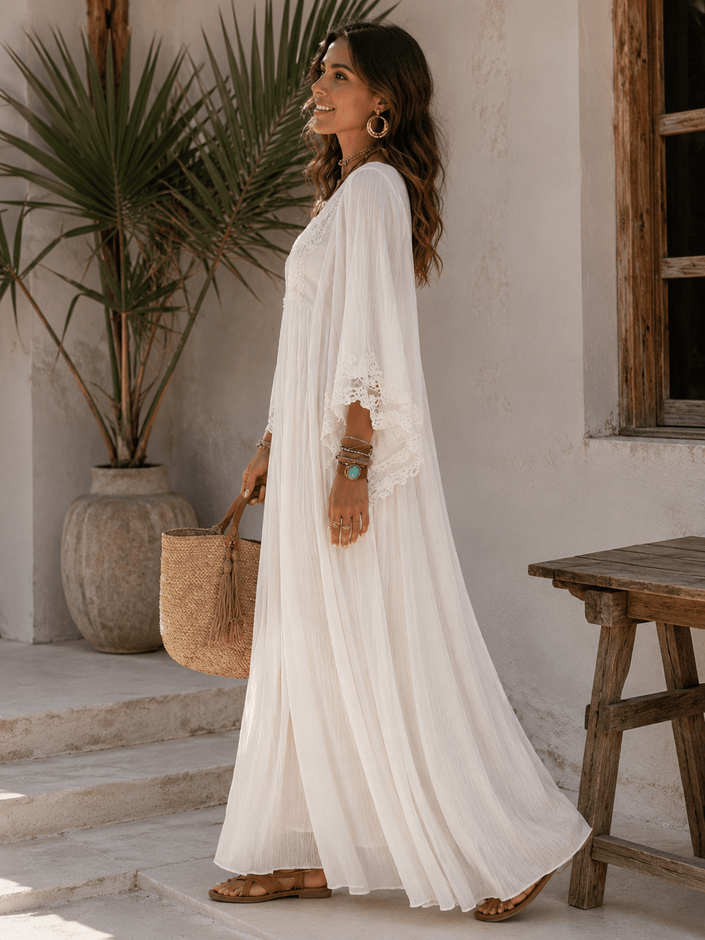 Dualma — Vestido Maxi de Manga Larga | Luna Ferrer - Luna Ferrer Vestidos