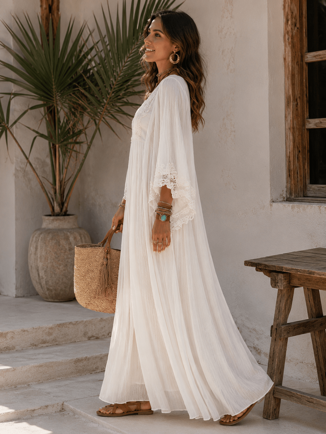 Dualma — Vestido Maxi de Manga Larga | Luna Ferrer - Luna Ferrer Vestidos