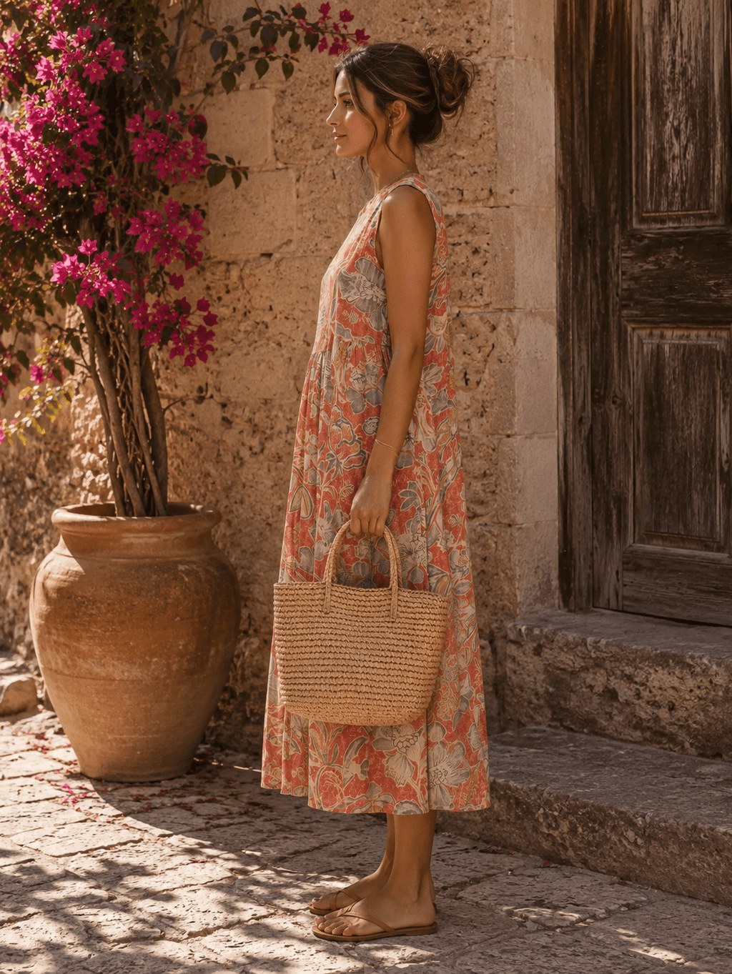 Coral — Vestido Fluido de Verano | Luna Ferrer - Luna Ferrer Vestidos