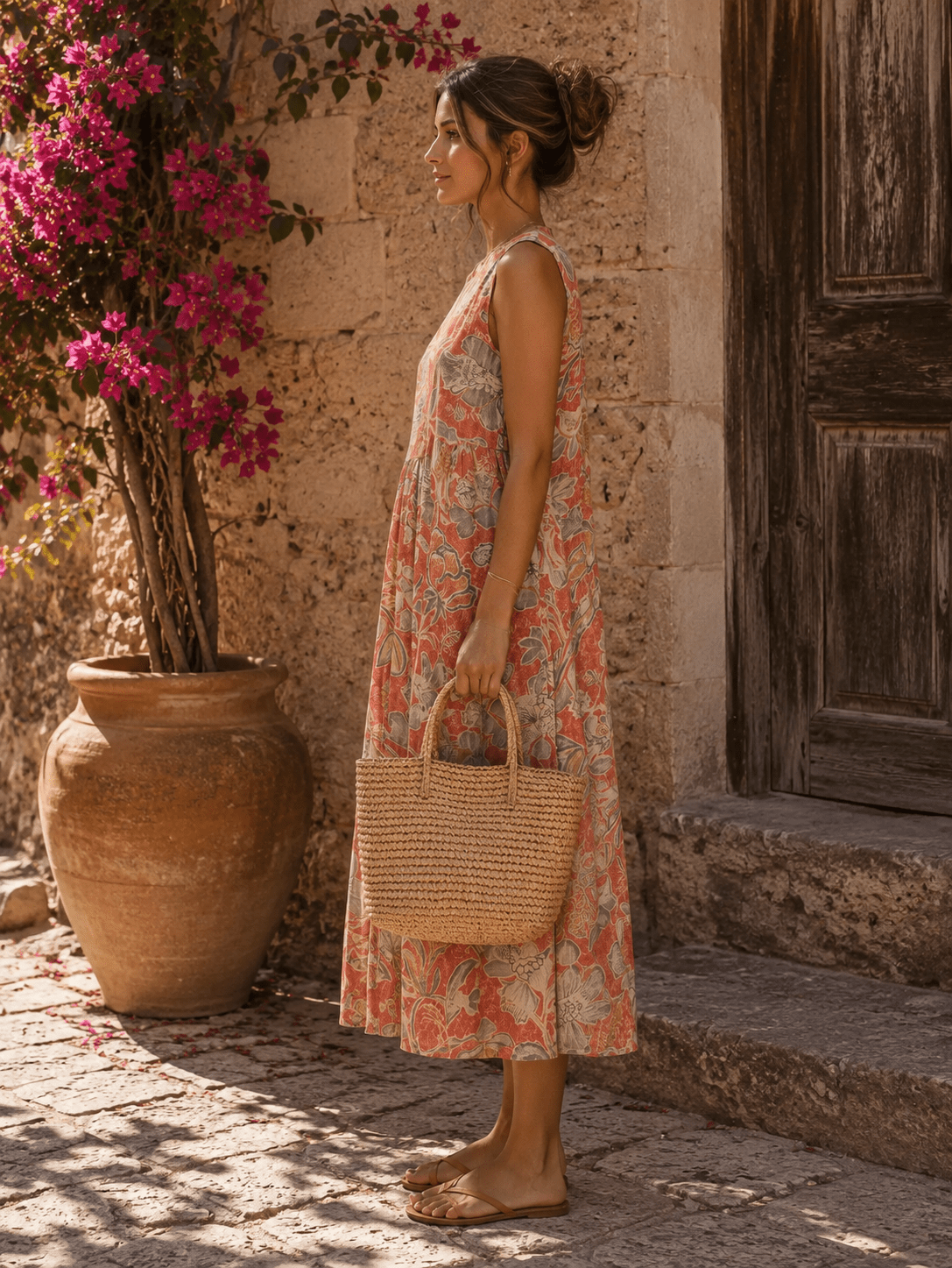 Coral — Vestido Fluido de Verano | Luna Ferrer - Luna Ferrer Vestidos