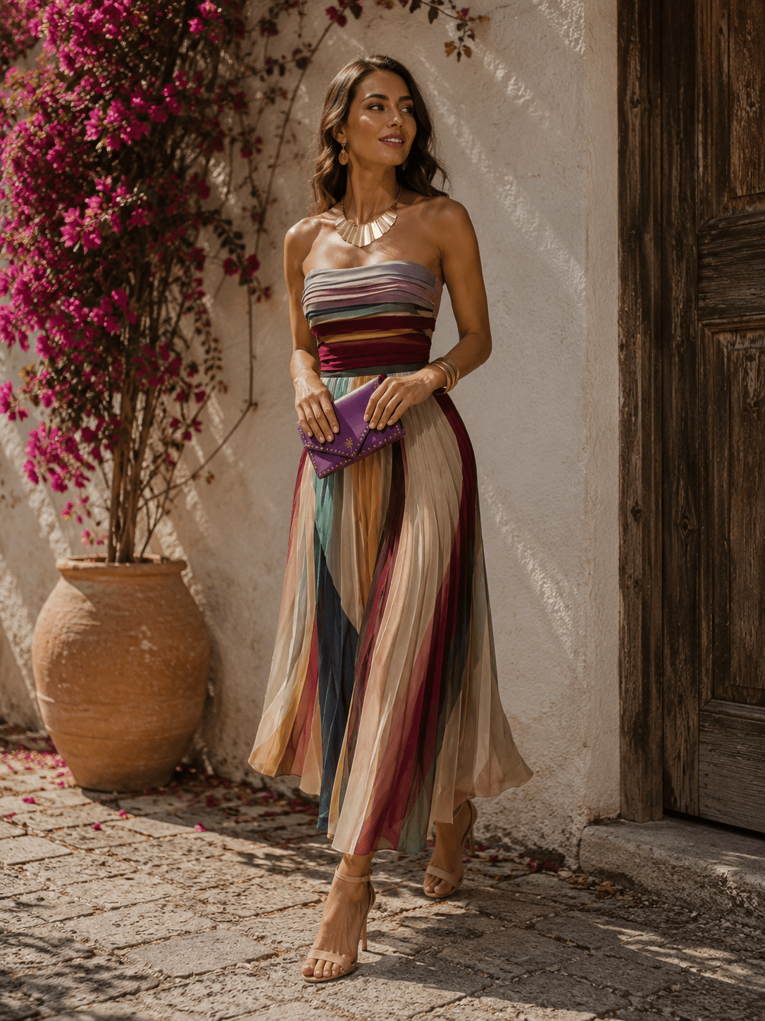 Mosaico — Vestido Estampado Multicolor | Luna Ferrer - Luna Ferrer Vestidos