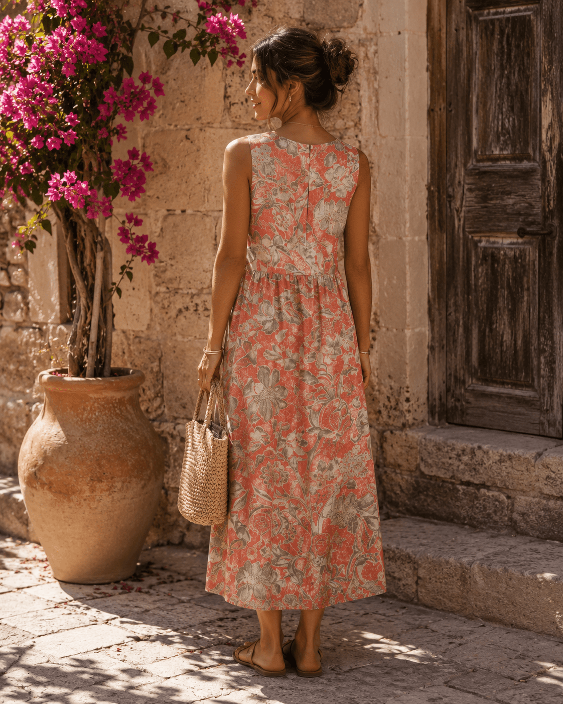 Coral — Vestido Fluido de Verano | Luna Ferrer - Luna Ferrer Vestidos