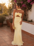 Sofía — Vestido Pastel con Bufanda Incluida | Luna Ferrer - Luna Ferrer Vestidos