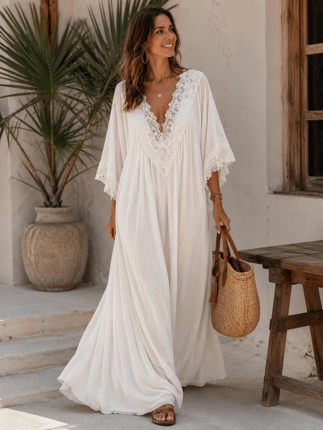 Dualma — Vestido Maxi de Manga Larga | Luna Ferrer - Luna Ferrer Vestidos