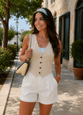 Lidia Top de Tirantes con Cuello en V - Luna Ferrer