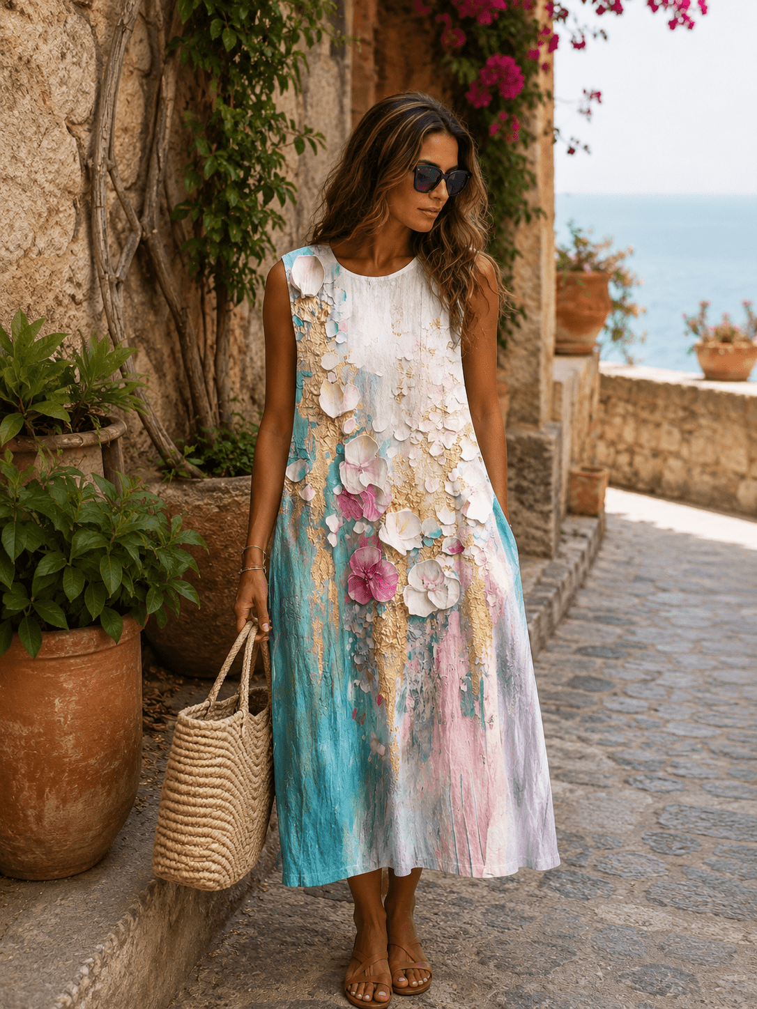 Jardín — Vestido Estampado de Verano | Luna Ferrer - Luna Ferrer Vestidos