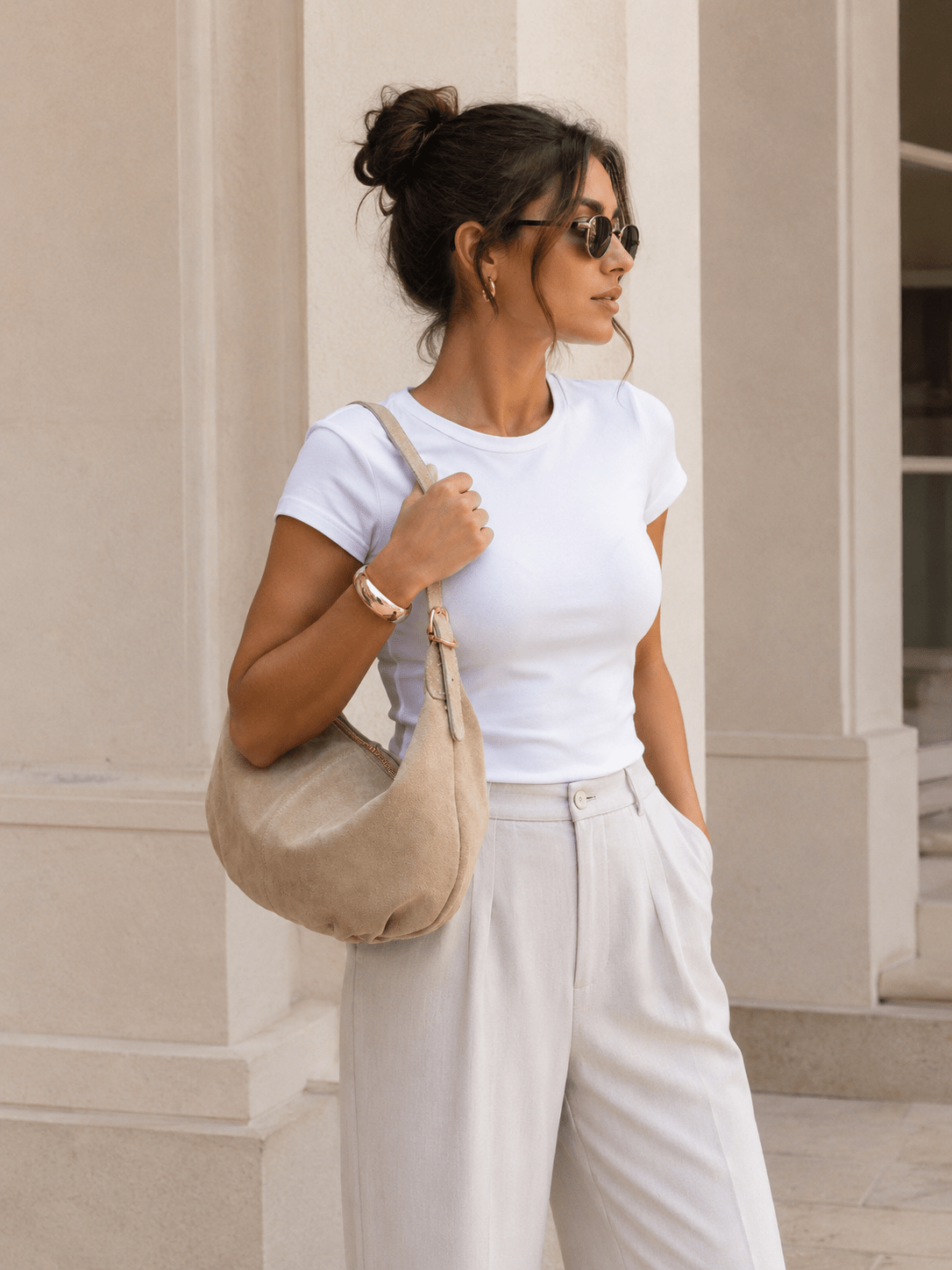 Carla — Bolso Efecto Ante - Luna Ferrer