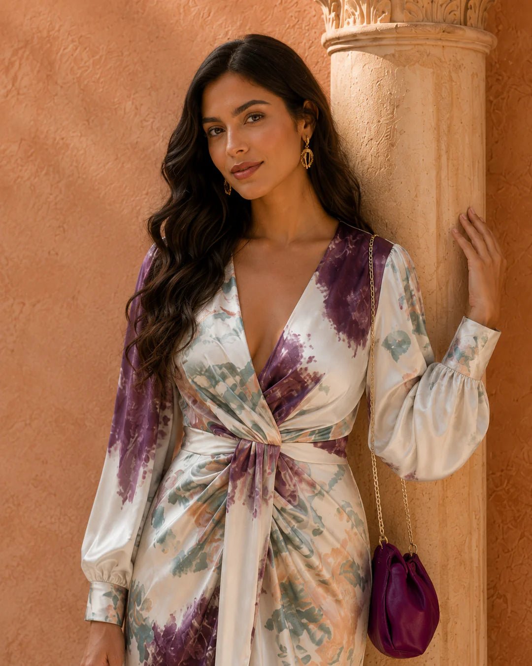 Glicinia — Conjunto Blusa y Falda Floral | Luna Ferrer - Luna Ferrer