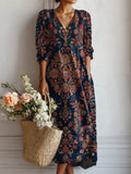 Persia — Vestido Maxi Estampado | Luna Ferrer - Luna Ferrer
