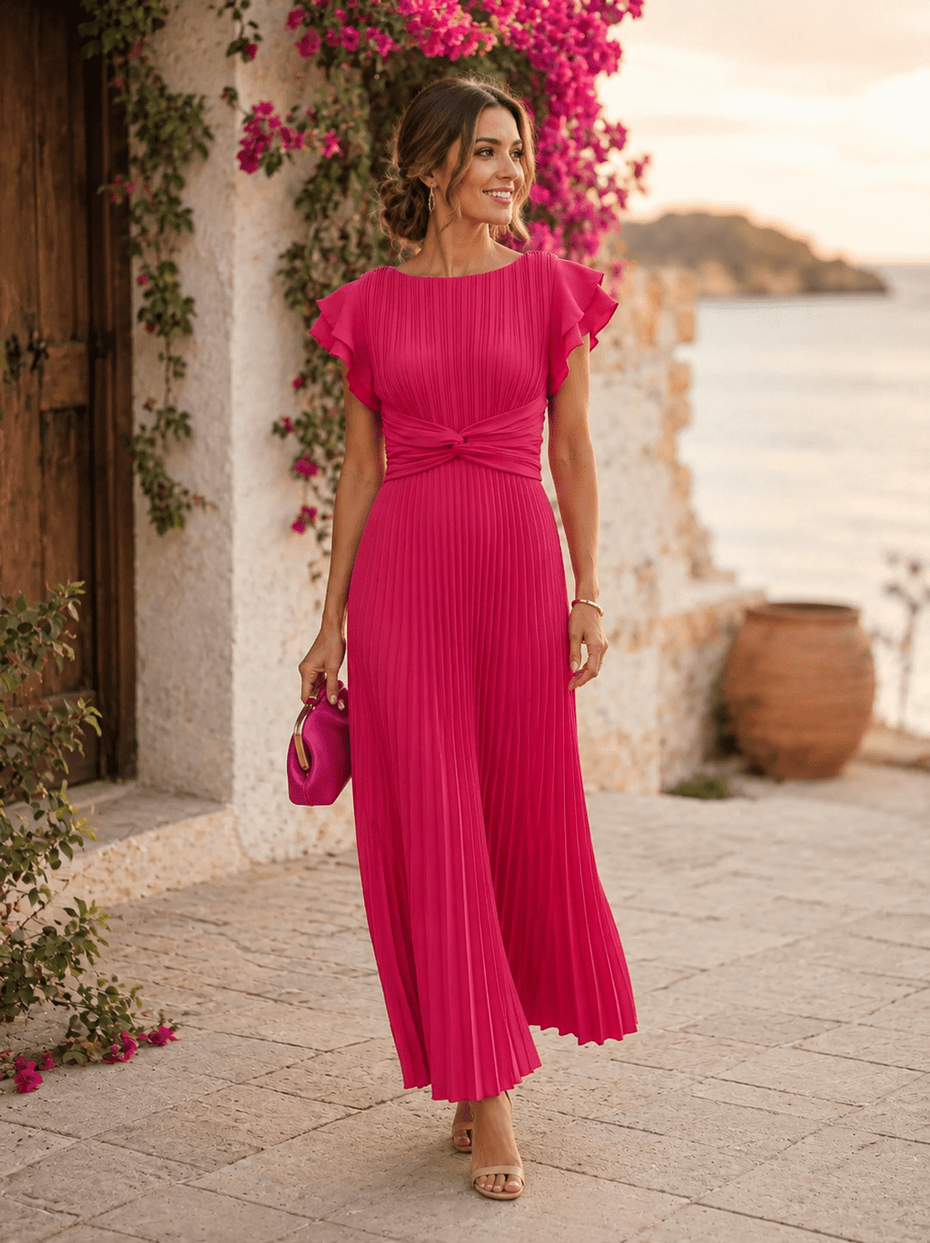 Valeria — Vestido Largo Fluido | Luna Ferrer - Luna Ferrer
