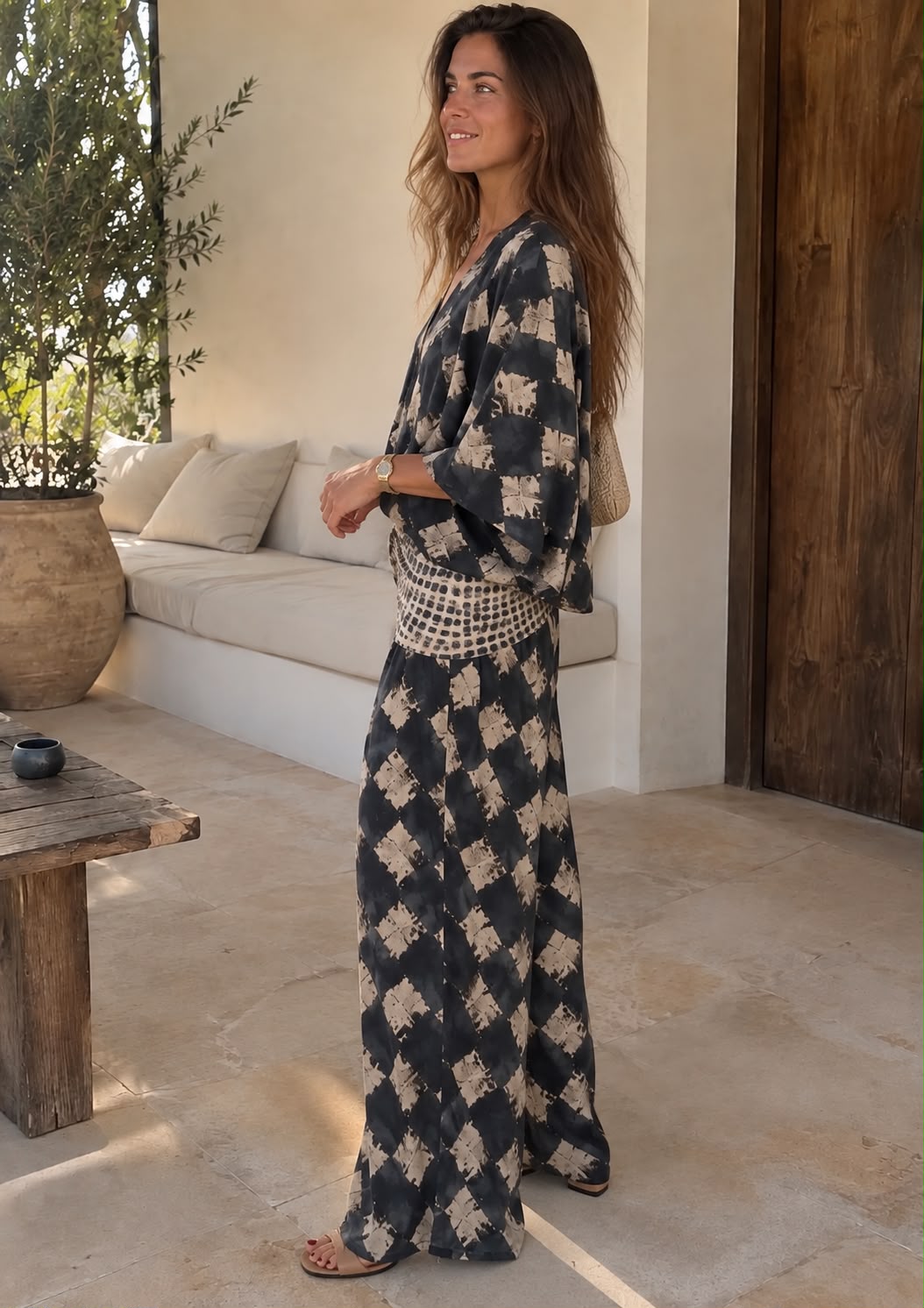 Vestido Maxi Mosaico – Luna Ferrer - Luna Ferrer Vestido
