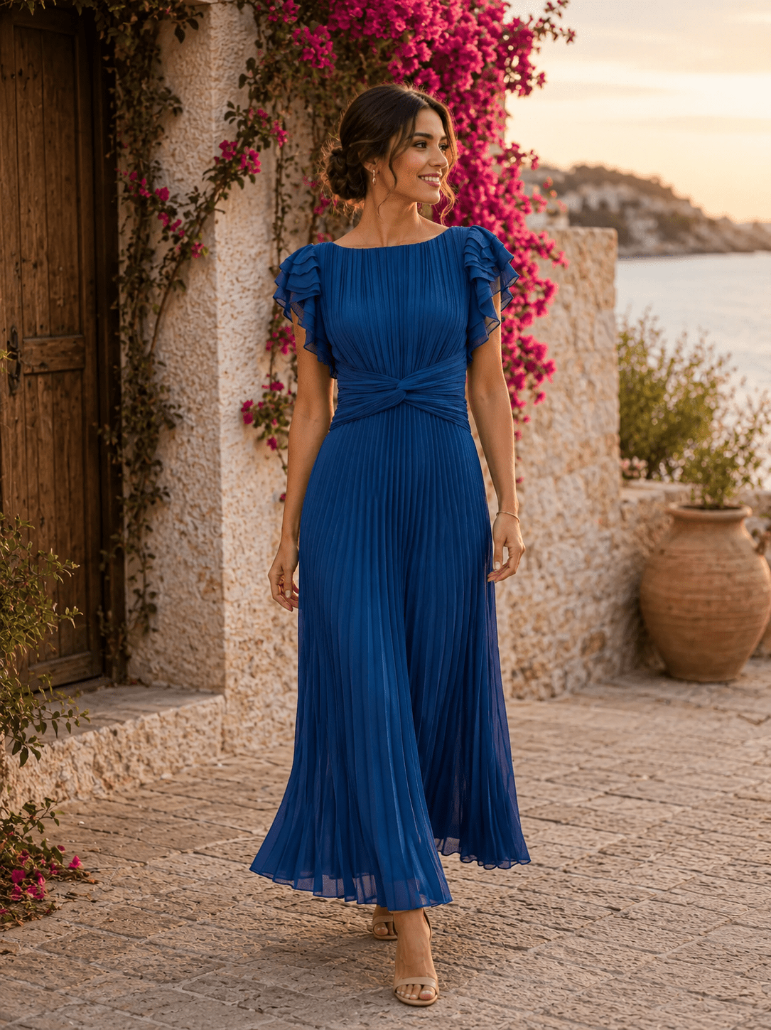 Valeria — Vestido Largo Fluido | Luna Ferrer - Luna Ferrer