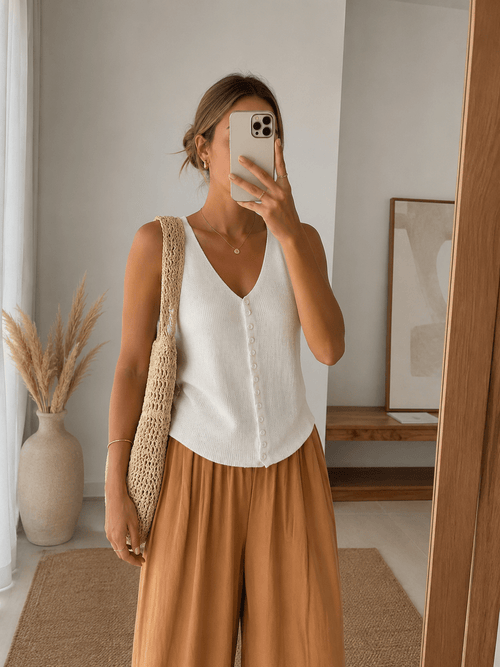 Brisa — Camiseta de Tirantes | Luna Ferrer - Luna Ferrer Tops y Blusas