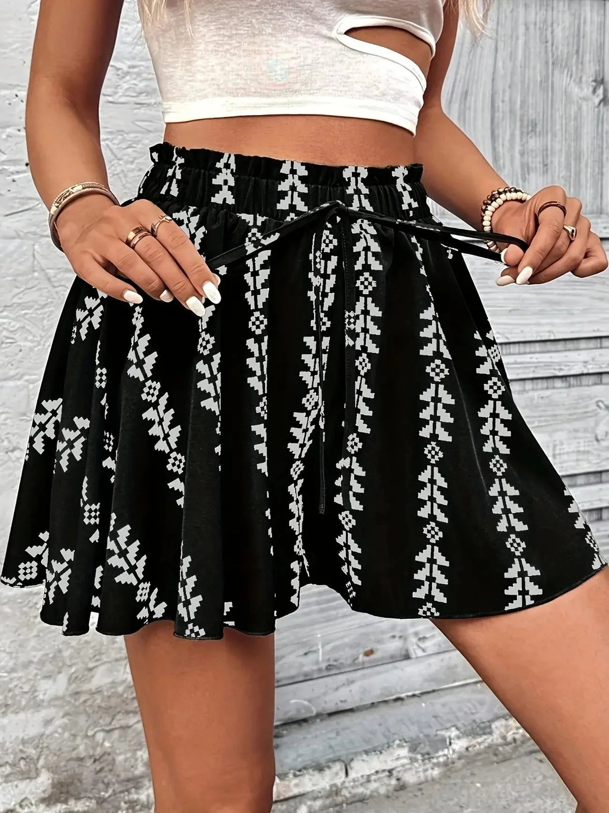 Paula — Shorts Boho Flare - Luna Ferrer