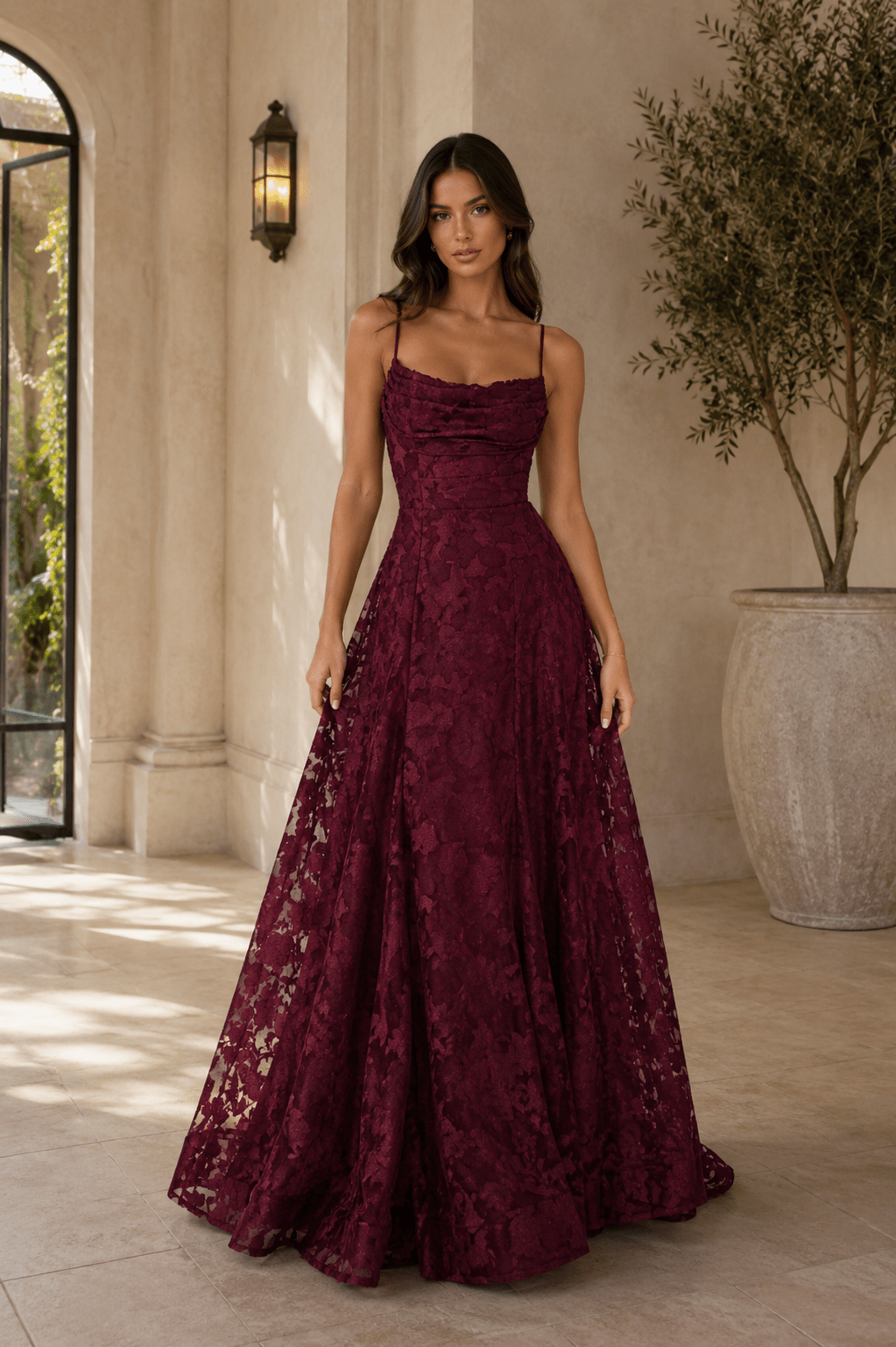 Sofía — Vestido Maxi de Encaje | Luna Ferrer - Luna Ferrer