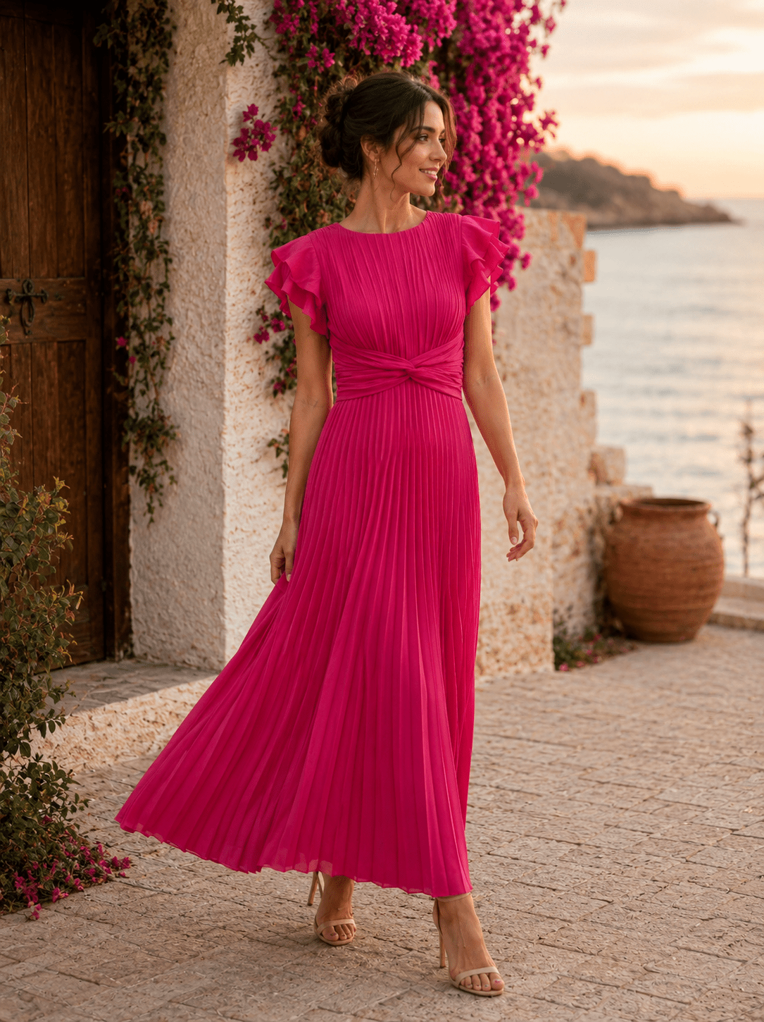 Valeria — Vestido Largo Fluido | Luna Ferrer - Luna Ferrer