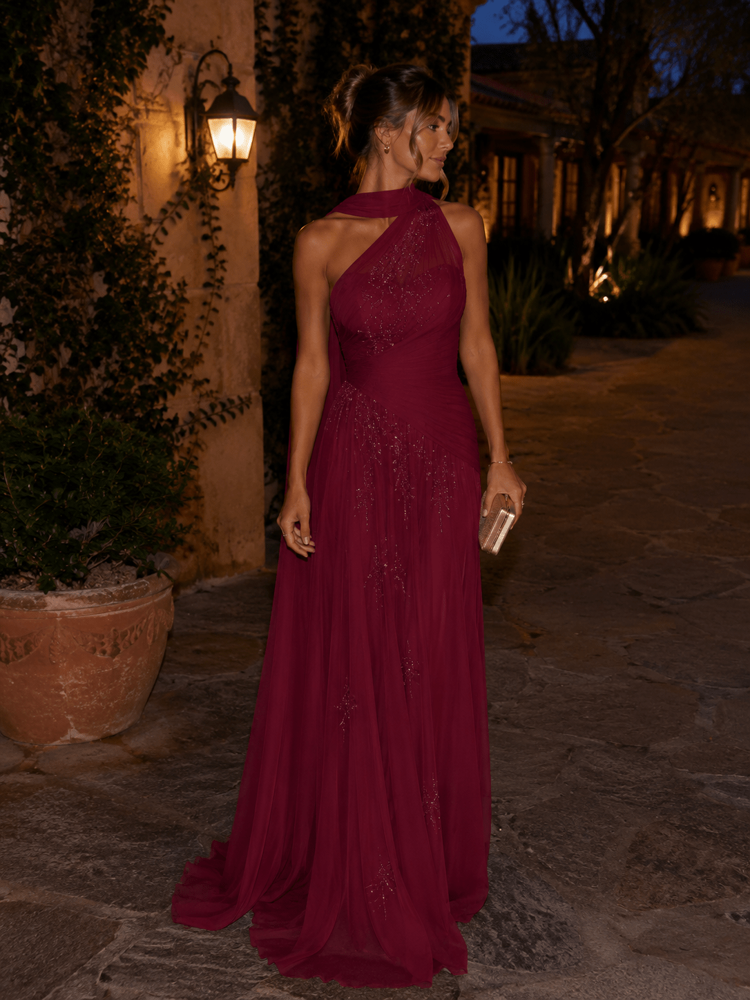 Tamara Vestido Aurora Dorada - Luna Ferrer