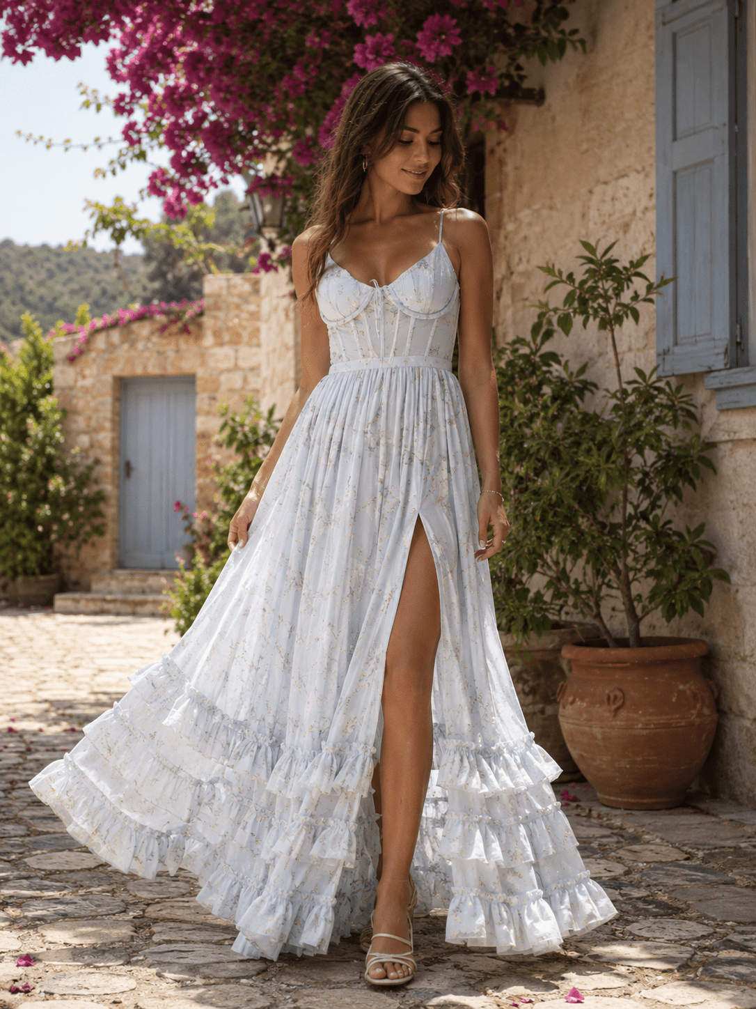Bianca — Vestido Romántico Floral | Luna Ferrer - Luna Ferrer