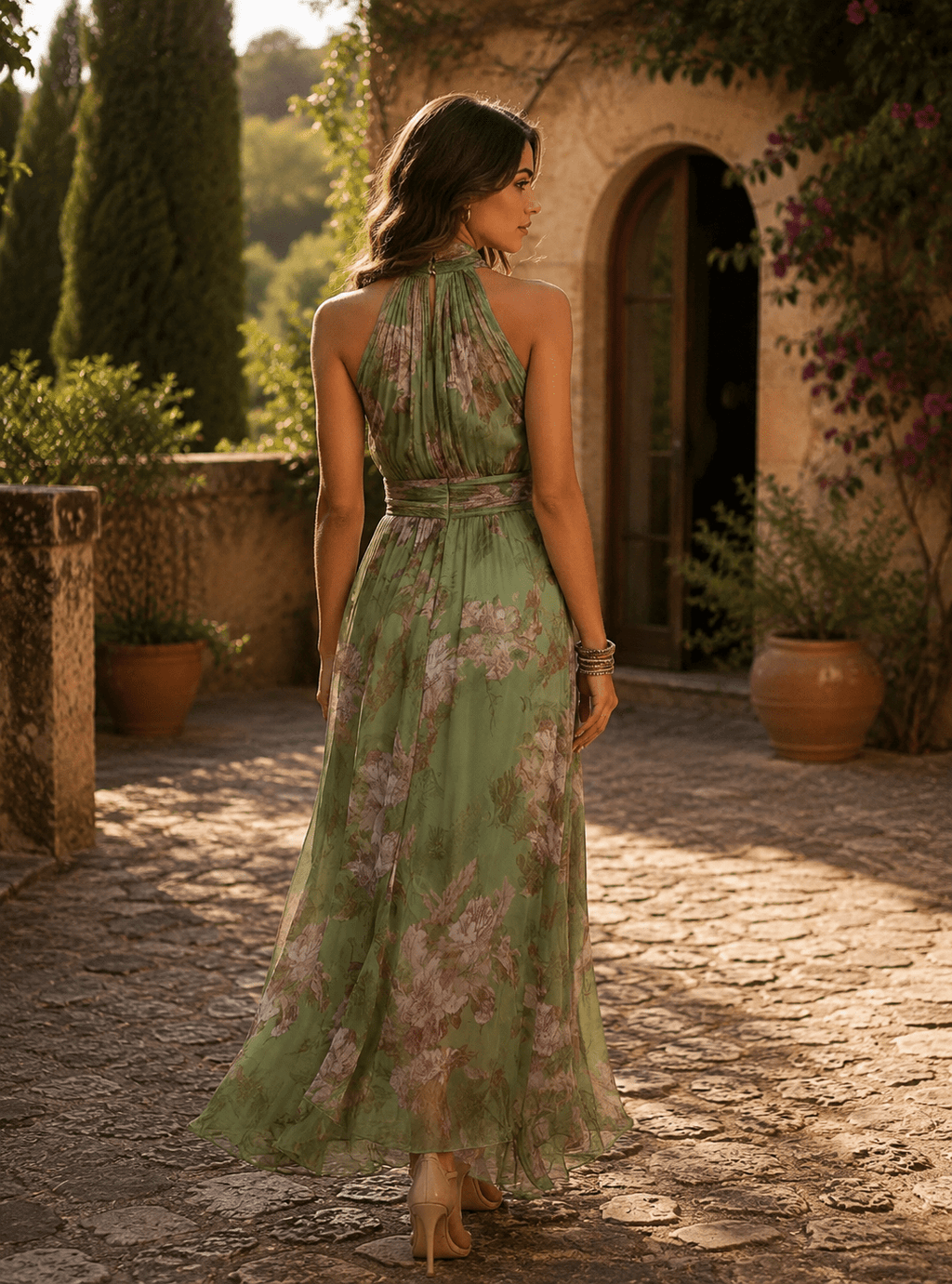Flora — Vestido Largo Floral de Verano | Luna Ferrer - Luna Ferrer
