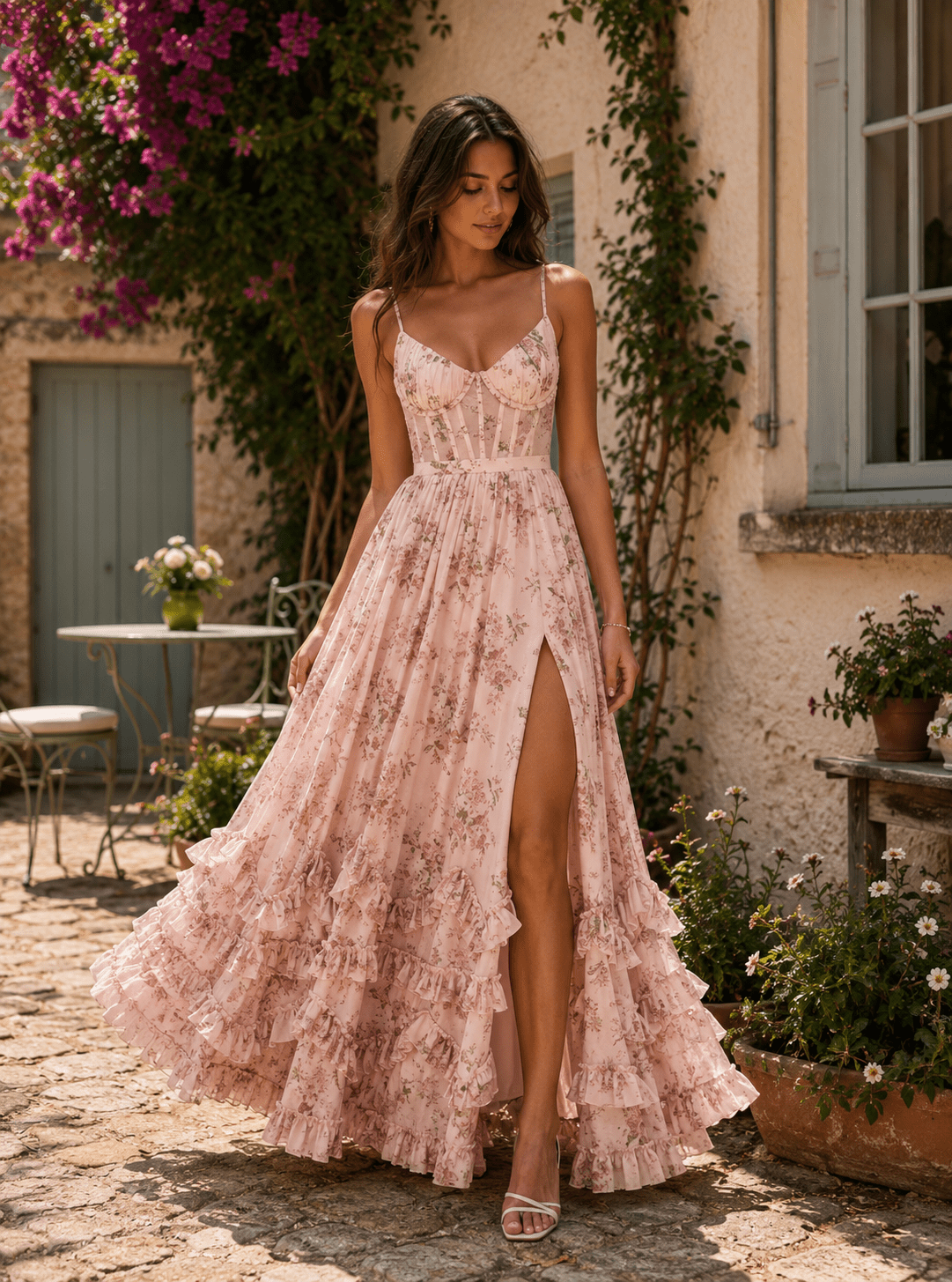 Bianca — Vestido Romántico Floral | Luna Ferrer - Luna Ferrer